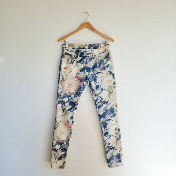 Polo Ralph Lauren Denim - POLO Ralph Lauren Tompkins Skinny Floral Pants 29